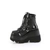 DemoniaCult - SHAKER66 Platform Boots - Black Product image